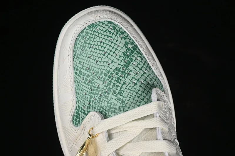 All Categories Air Jordan Jordan Series Basketball Shoes Air Jordan 1 Low Air Jordan 1 Low OG AJ1 Joe 1 Year of the Snake Limited Green Snake Low-top Retro Basketball Shoes HF3144-100